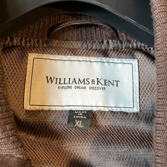XL Williams and Kent luxury Goat suede leather jacket - Picture 3 of 6